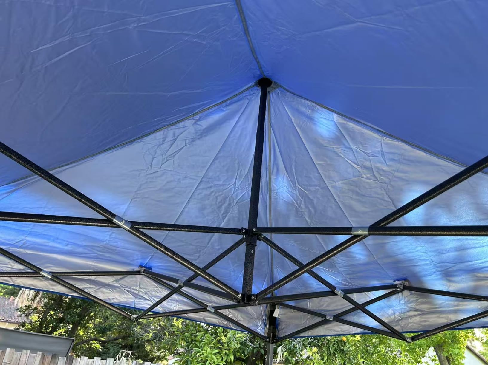 COBIZI 10x20 Heavy Duty Pop Up Canopy Tent with 6 Sidewalls Thicken Frame, Commercial Easy Up Outdoor Wedding Party Tents, All Season Waterproof Windproof with Stakes Sandbags Ropes Roller Bag, White customer photo 2
