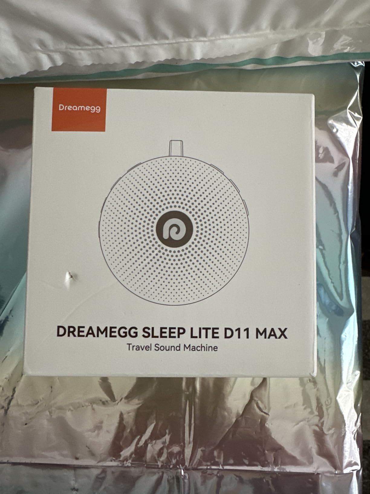 Dreamegg Portable Noise Machine for Baby Adult, Features Powerful Battery, 21 Soothing Sound, Noise Canceling for Office & Sleeping, Sound Therapy for Home, Travel, Registry Gift, Classic White customer photo 1