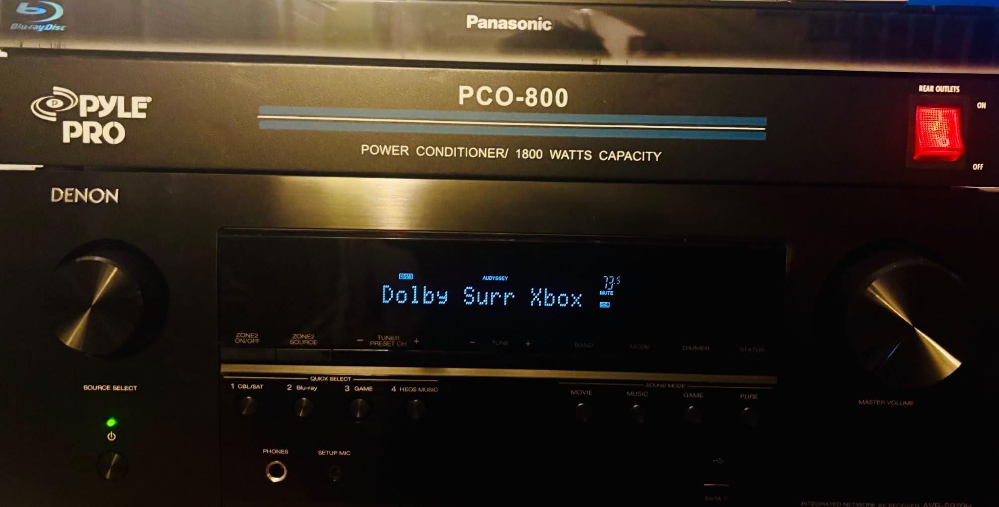 Denon AVR-S970H 7.2 Channel 8K UHD AV Receiver (90W x 7), Wi-Fi, Bluetooth | Built for Gaming, Audio & Video HEOS Multi-Room Streaming, Dolby Atmos, DTS:X, HDR10+, Dolby Vision, Dynamic HDR, HDMI 2.1 customer photo 2