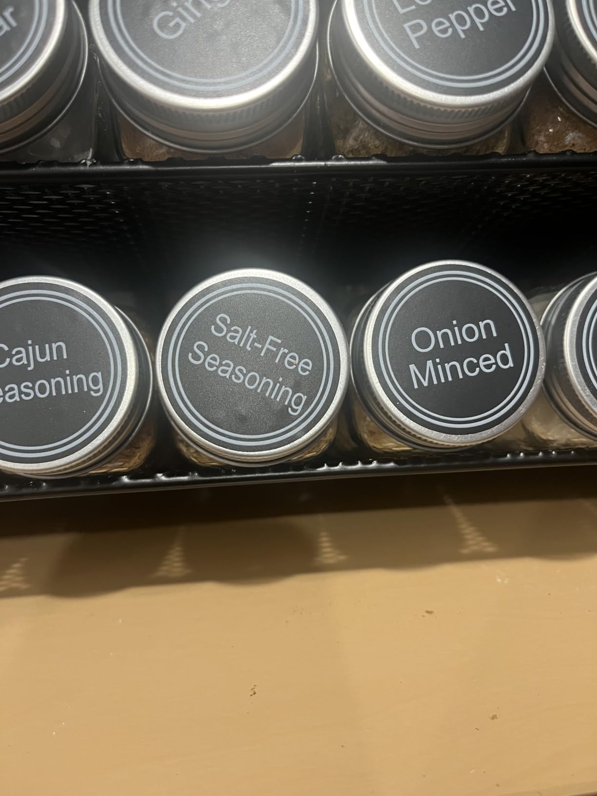 SpaceAid Spice Rack Organizer with 32 Spice Jars, 386 Spice Labels, Chalk Marker and Funnel Set for Cabinet, Countertop, Pantry, Cupboard or Door & Wall Mount - 32 Jars, 15.3