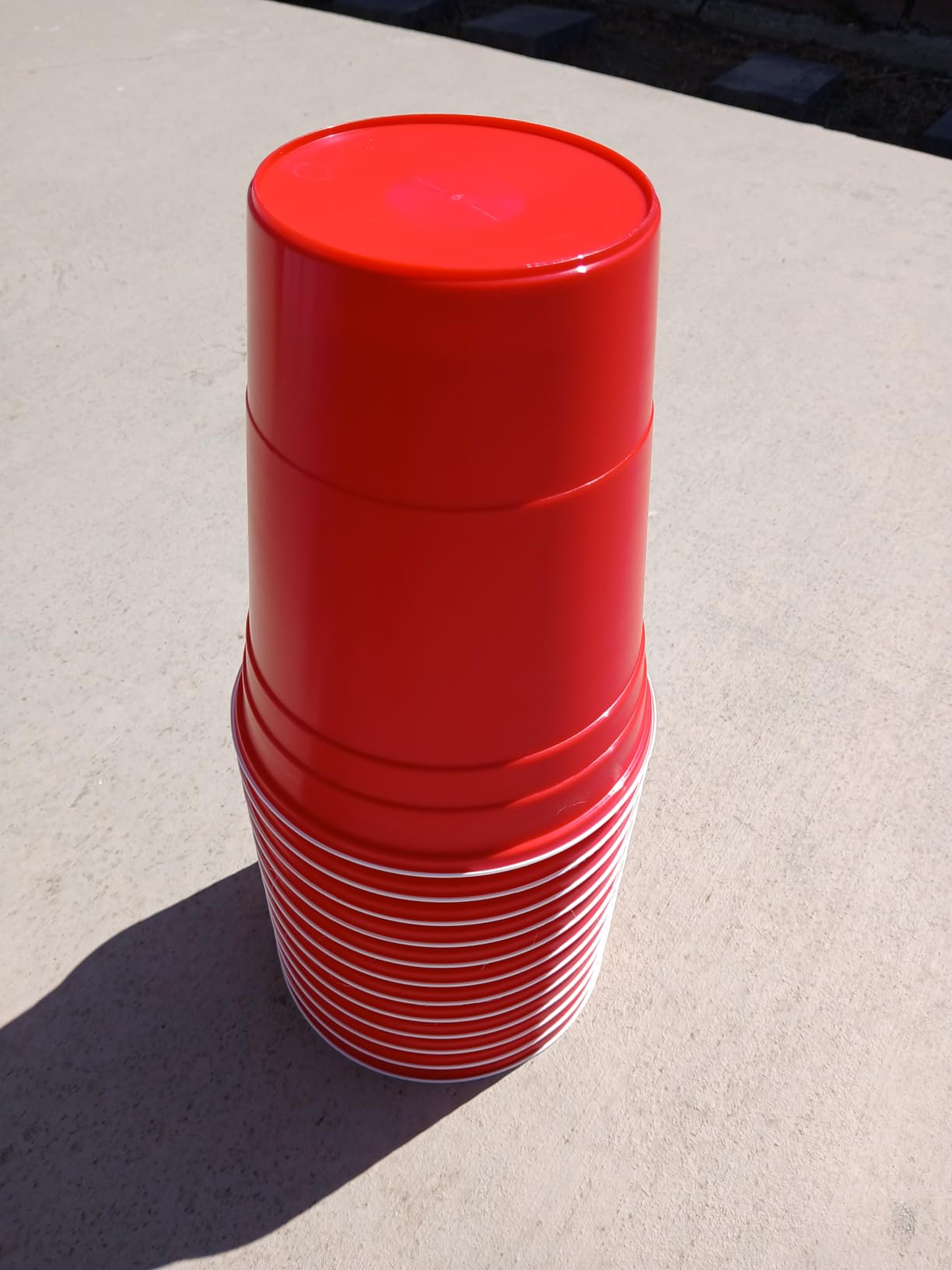 Jumbo Pong - Giant Yard Pong Outdoor Games Yard Games Lawn, Beach, Camping, Tailgating or Backyard - Durable Giant Cups with Indoor/Outdoor Ball and Pump Included customer photo 2