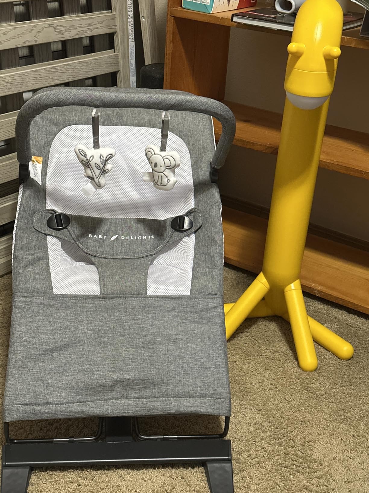 Baby Delight Alpine Wave Deluxe Infant Swing, Driftwood Grey customer photo 2
