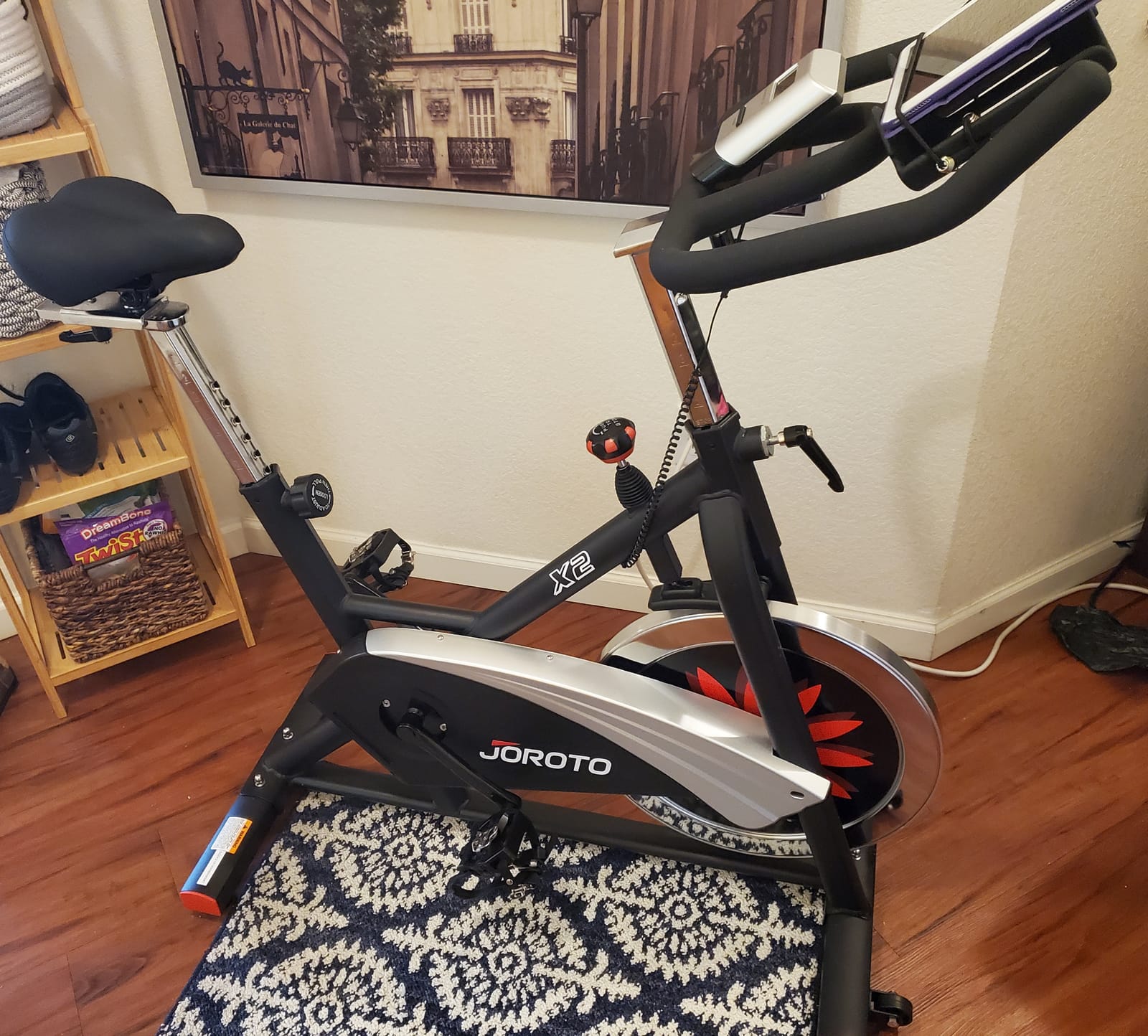 JOROTO Exercise Bike, Magnetic Stationary Bikes for Home customer photo 2