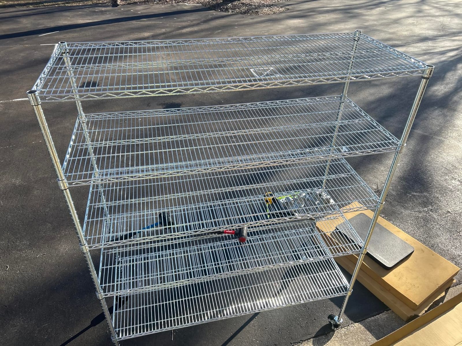 UltraDurable 5-Tier NSF Steel Wire Shelving, 48
