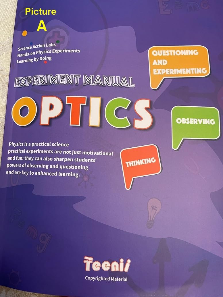 Teenii Physics & Optics Science Kit for Kids Ages 8-16, Light Experiment STEM Kit with Prism, Lenses & Mirrors, 15+ Optical Experiments Educational Lab Set customer photo 2