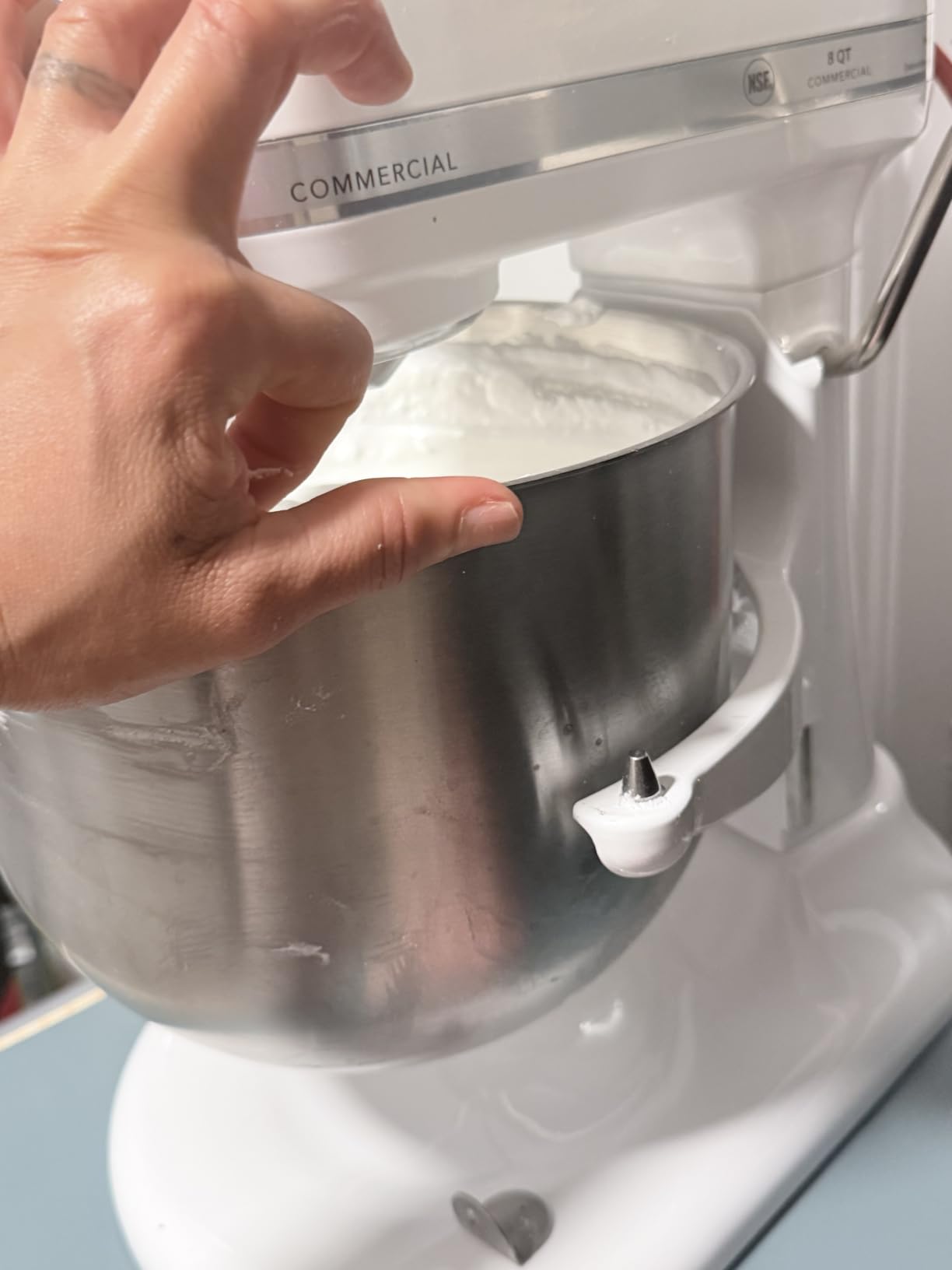 KitchenAid KSM8990CU 8-Quart Commercial Countertop Mixer, 10-Speed, Gear-Driven, Contour Silver customer photo 1