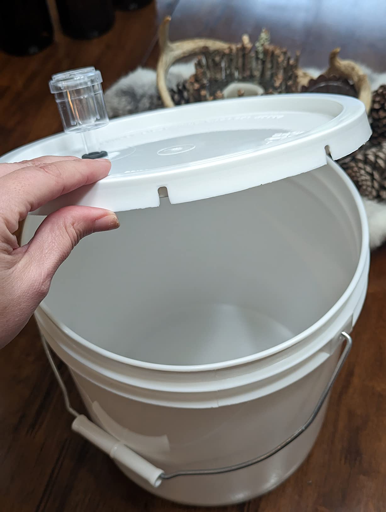 North Mountain Supply 2 Gallon Fermenting Bucket with 2-Piece Airlock customer photo 1