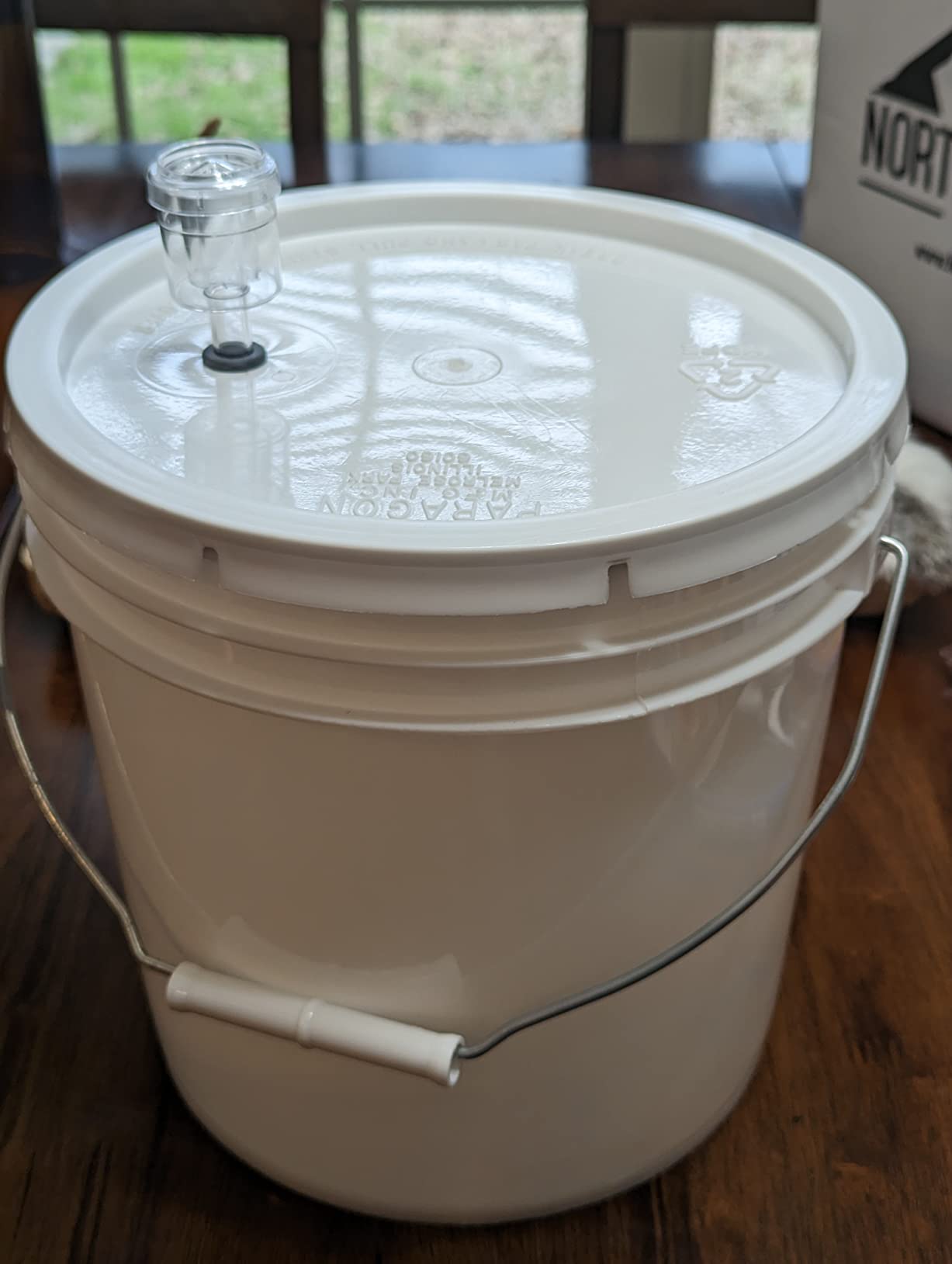 North Mountain Supply 2 Gallon Fermenting Bucket with 2-Piece Airlock customer photo 2