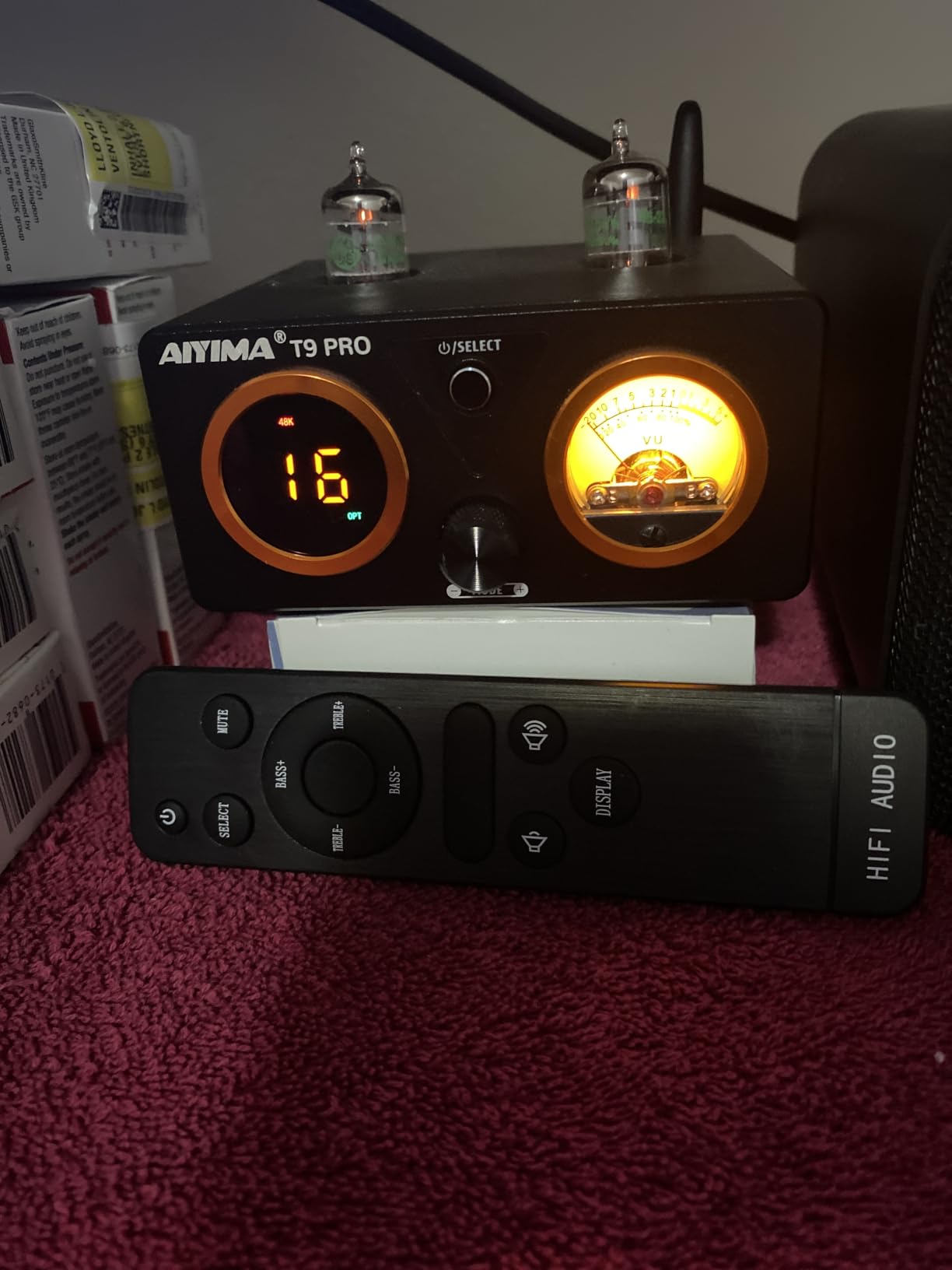 AIYIMA T9PRO 200W 2.1 Channel TPA3250 Tube Bluetooth DAC Stereo Amplifier customer photo 1