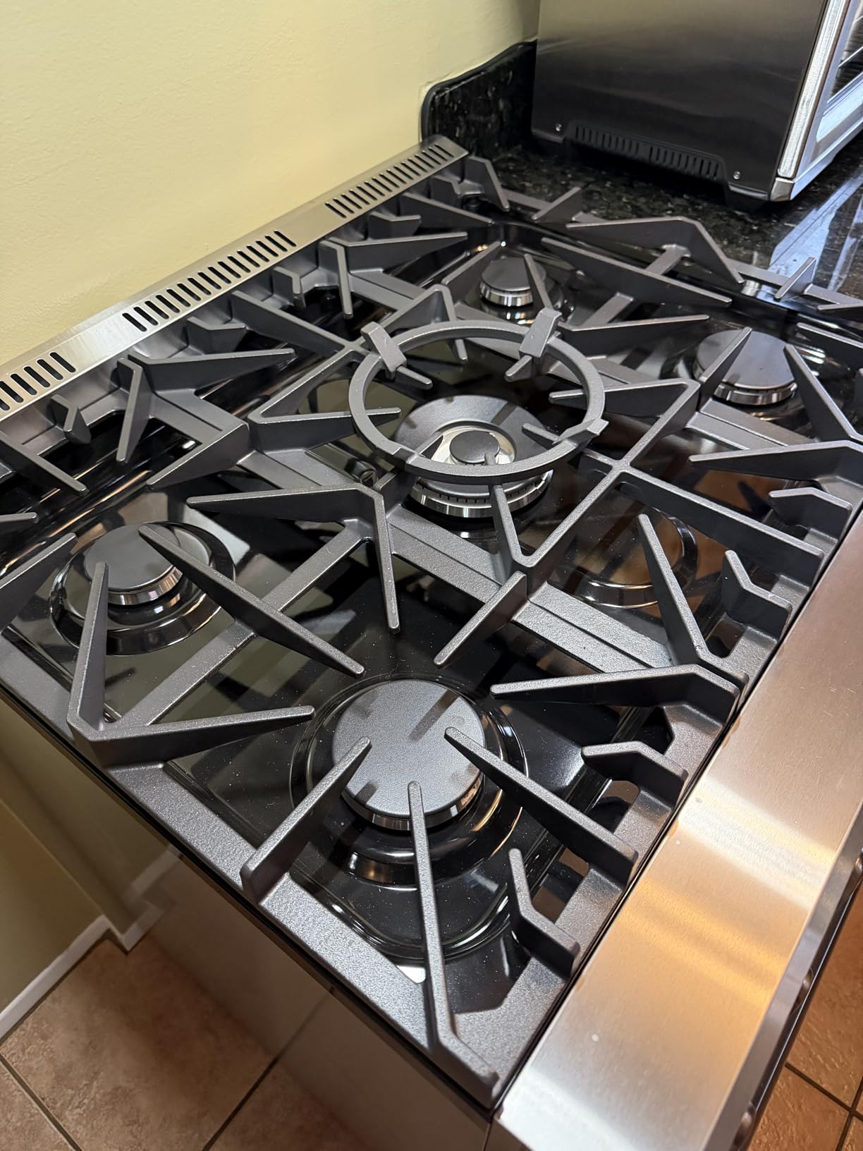 FORNO Lazio Dual Fuel 30″ Inch. Gas Range Electric Oven Freestanding 5 Sealed Burners 69,500 BTU Stove-Top Output, Electric Oven Includes Air Fryer and Griddle customer photo 1