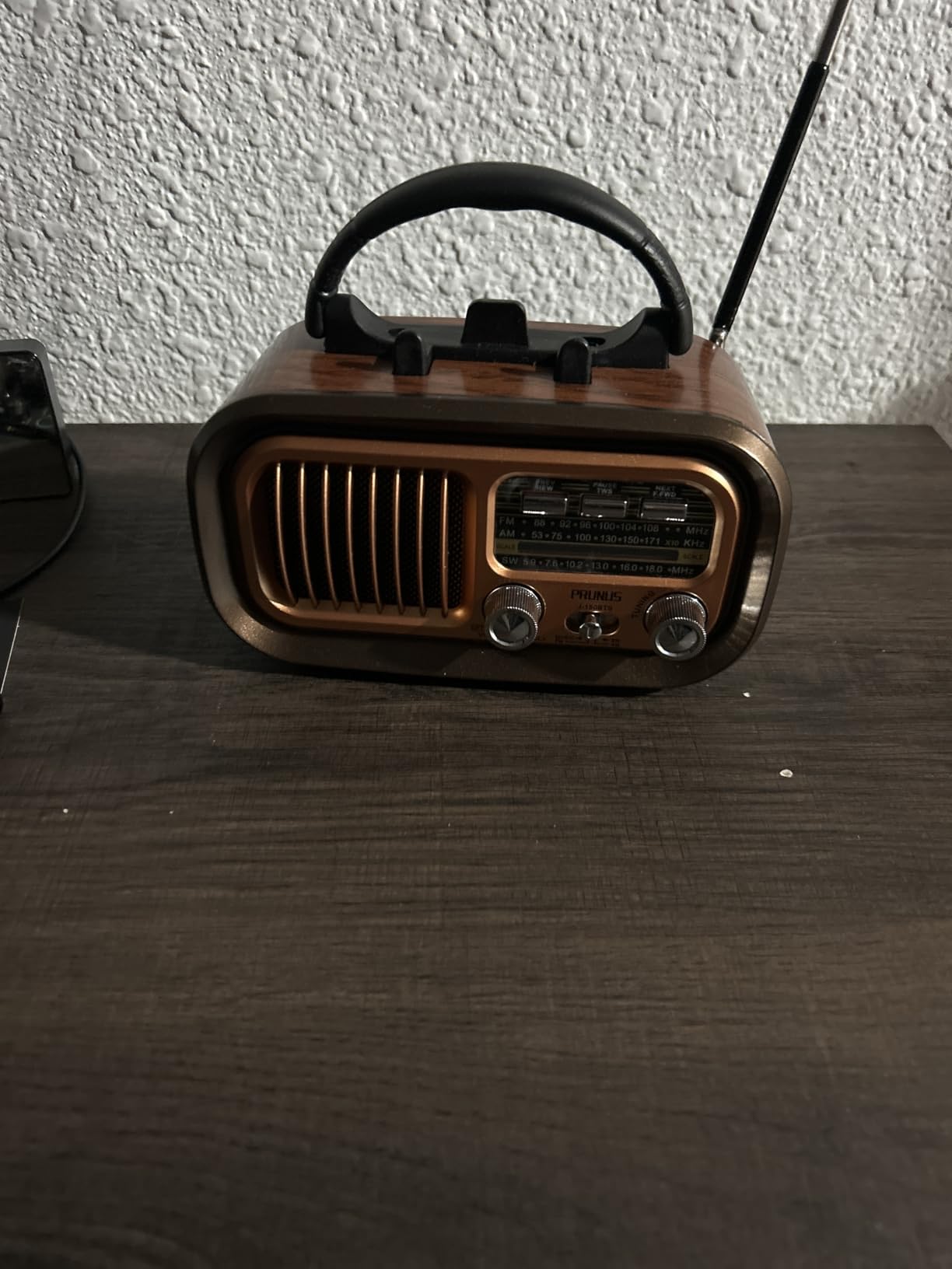 PRUNUS J-150 Portable Radio AM FM SW Bluetooth Speaker,TF Card/USB Playback customer photo 1