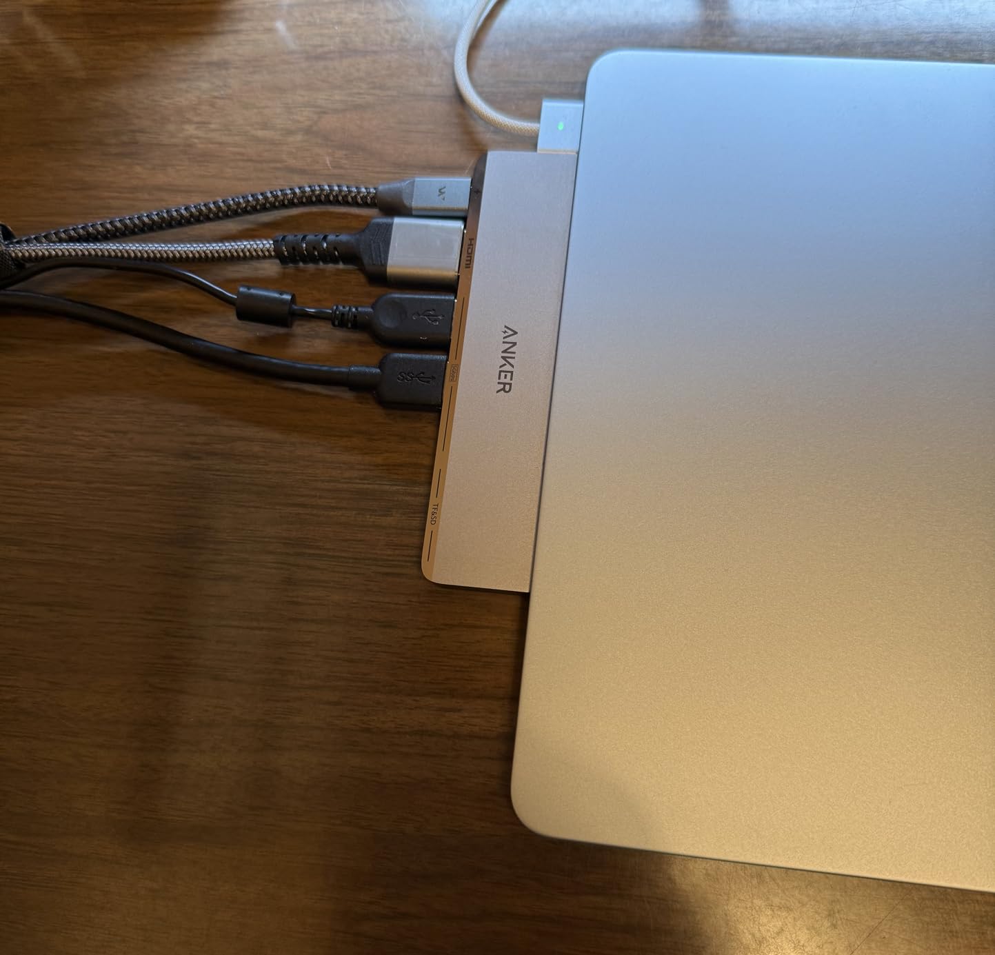 Anker USB-C Hub for MacBook, 7-in-2 Mac Dock with 4K@60Hz HDMI customer photo 2