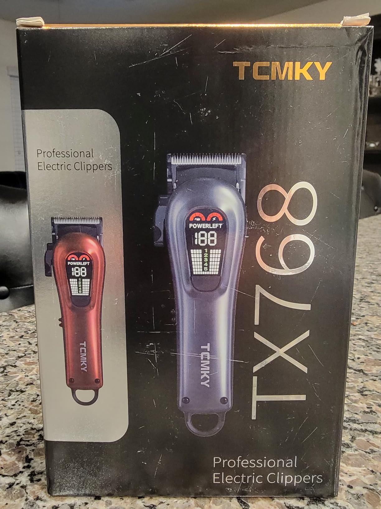 TCMKY Hair Clippers for Men Barber Clippers Rechargeable Hair Trimmer Kit customer photo 1