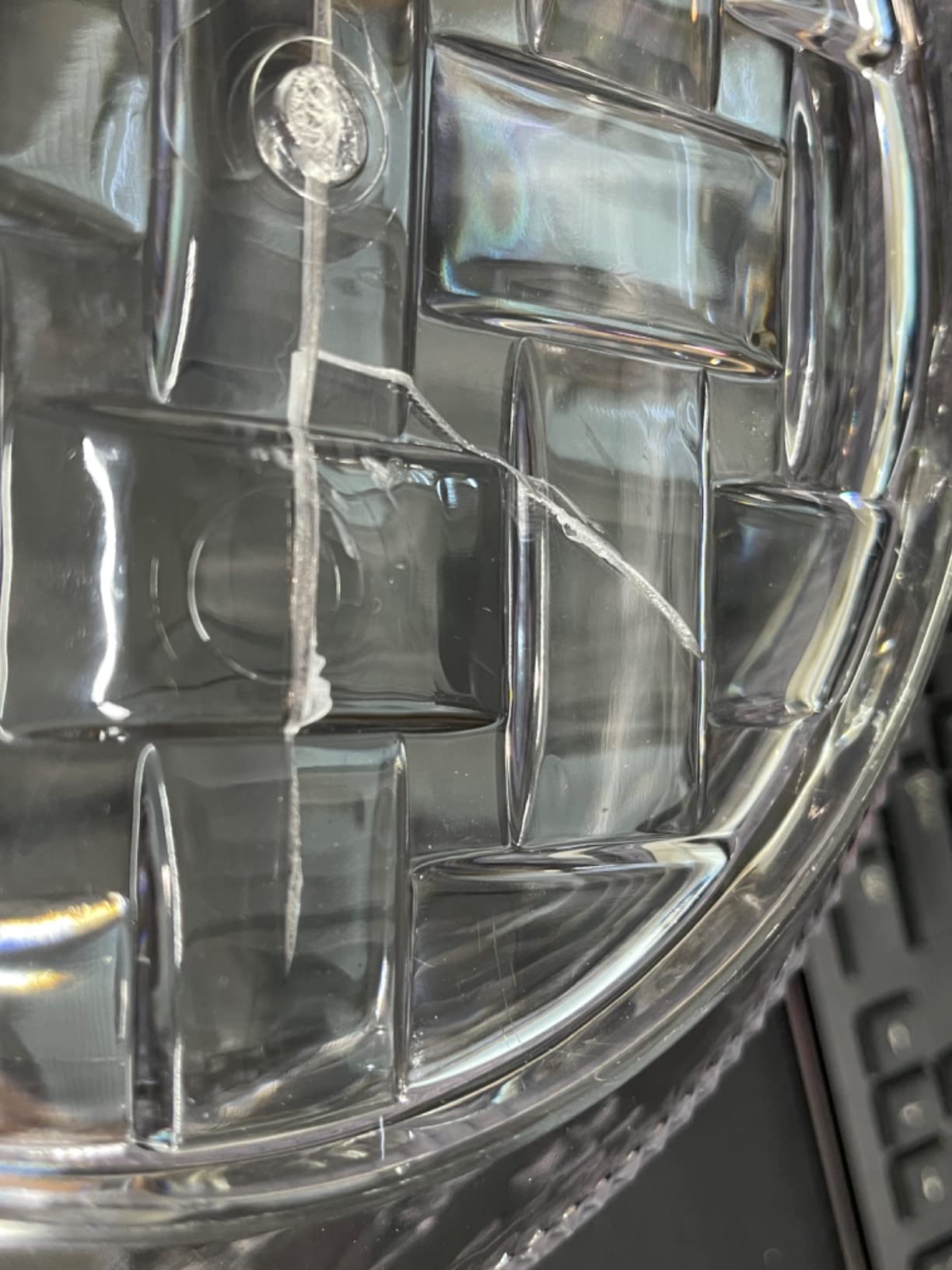 Plastic Punch Bowl with Ladle – Clear Punch Plastic Bowls – BPA Free Recyclable Punch Set of Bowl and 5 oz. Ladle – Embroidered Punch Bowl with Serving Ladle for Parties customer photo 1