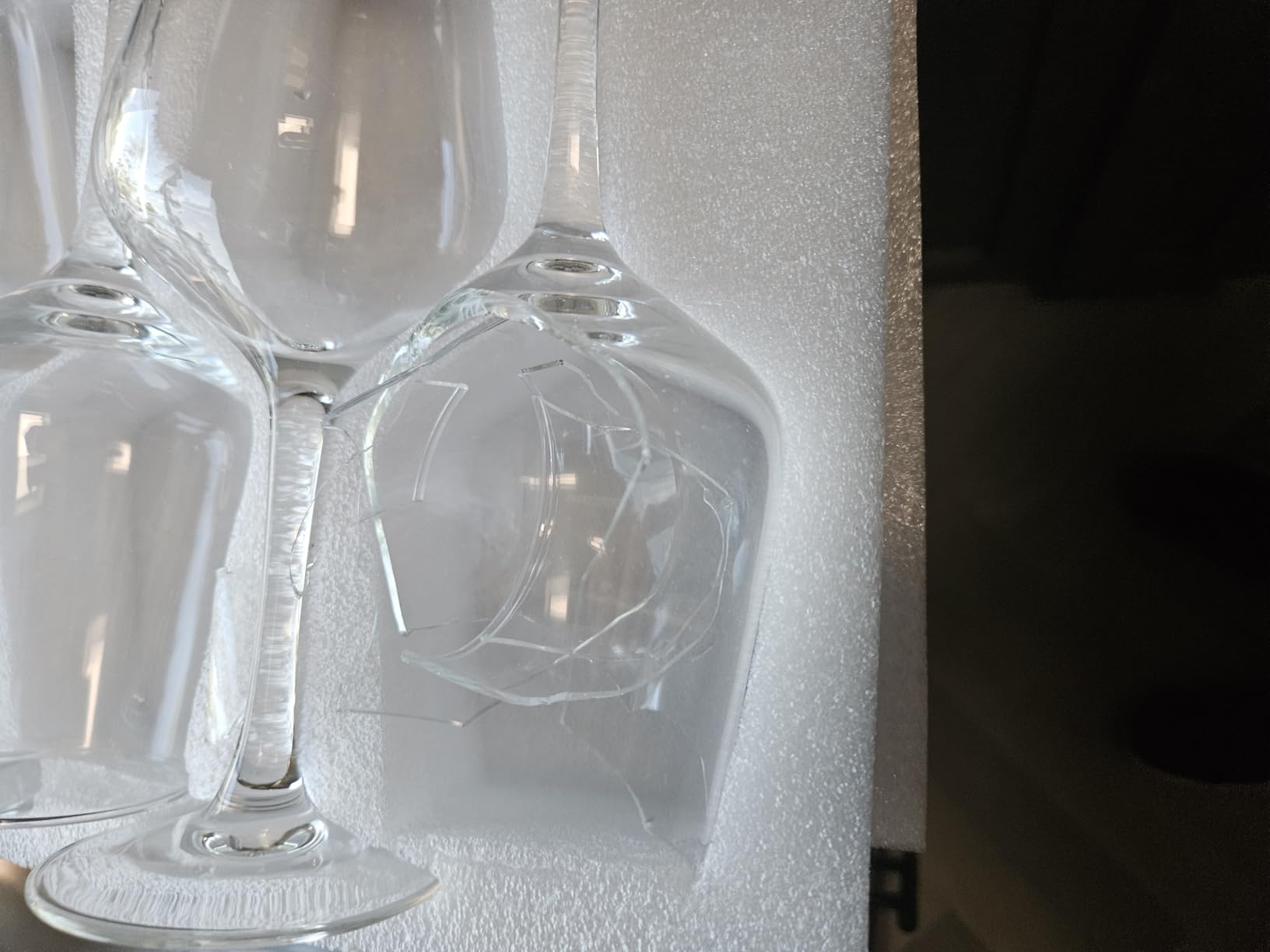 SHYRC Wine Glasses Set of 8, 12oz Clear Red/White, Long Stem Wine Glasses for Party, Wedding and Home customer photo 1
