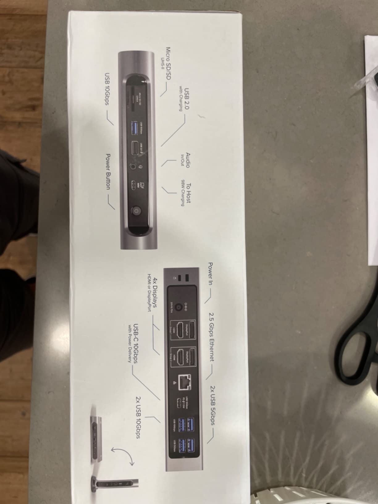 Plugable 16-in-1 Thunderbolt 4 Dock – Dual 4K Monitors for M4/M5 MacBook Air/Pro, 100W Charging, 2X HDMI, 2X DisplayPort, 2.5G Ethernet, 7X USB, MicroSD/SD Card Reader, Windows & USB4 Compatible customer photo 1