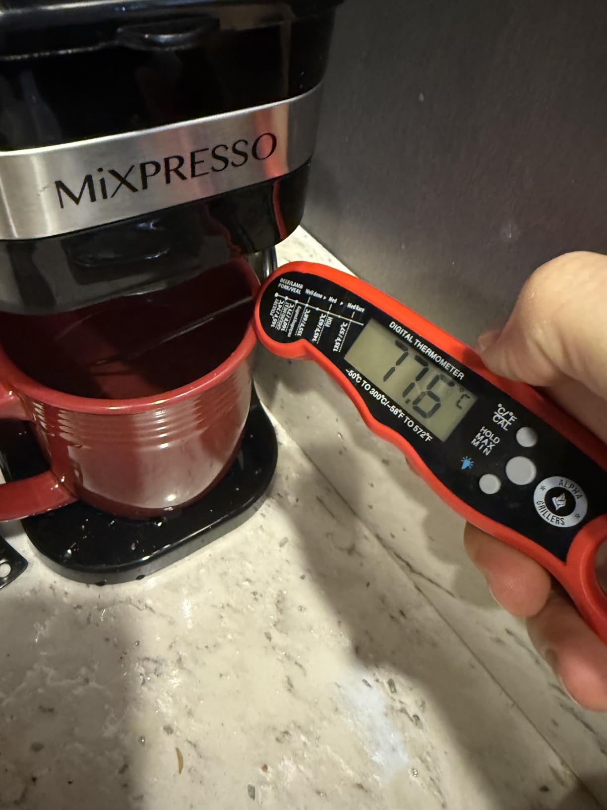 Mixpresso Single Serve & Single Cup Coffee Maker with 14oz Travel Mug White customer photo 1