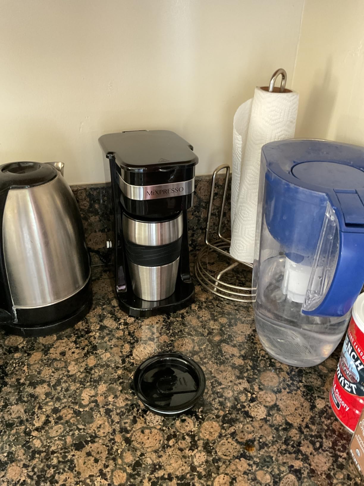 Mixpresso Single Serve & Single Cup Coffee Maker with 14oz Travel Mug White customer photo 2