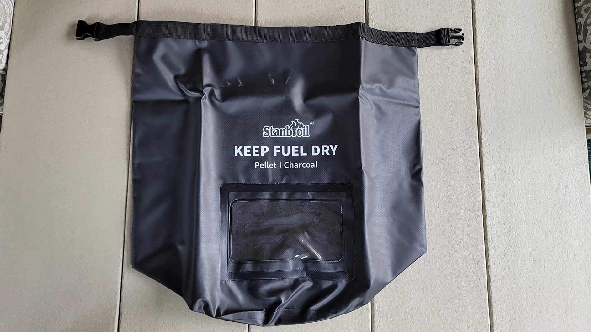 Stanbroil 20 LBs Wood Pellet Storage Bag Waterproof Outdoor Container customer photo 1