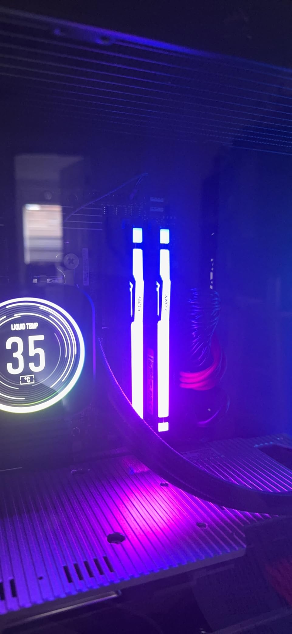 Kingston FURY Beast 64GB (2x32GB) 6000MT/s DDR5 CL36 RGB Desktop Memory Kit of 2 | Infrared Syncing | AMD EXPO | KF560C36BBEAK2-64 customer photo 1