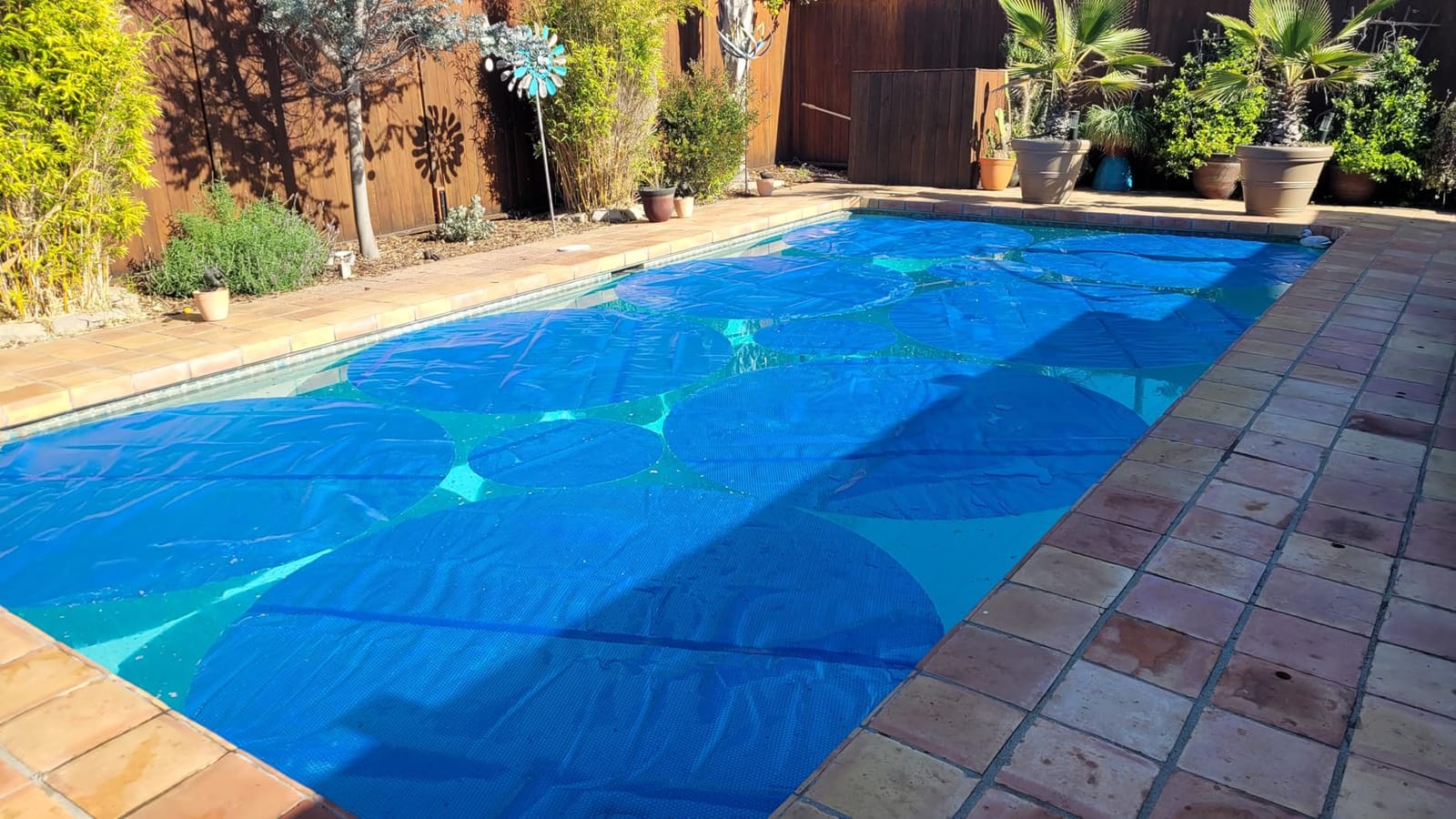 VINGLI 18x36ft Solar Pool Cover 12mil Rectangle Blue customer photo 1