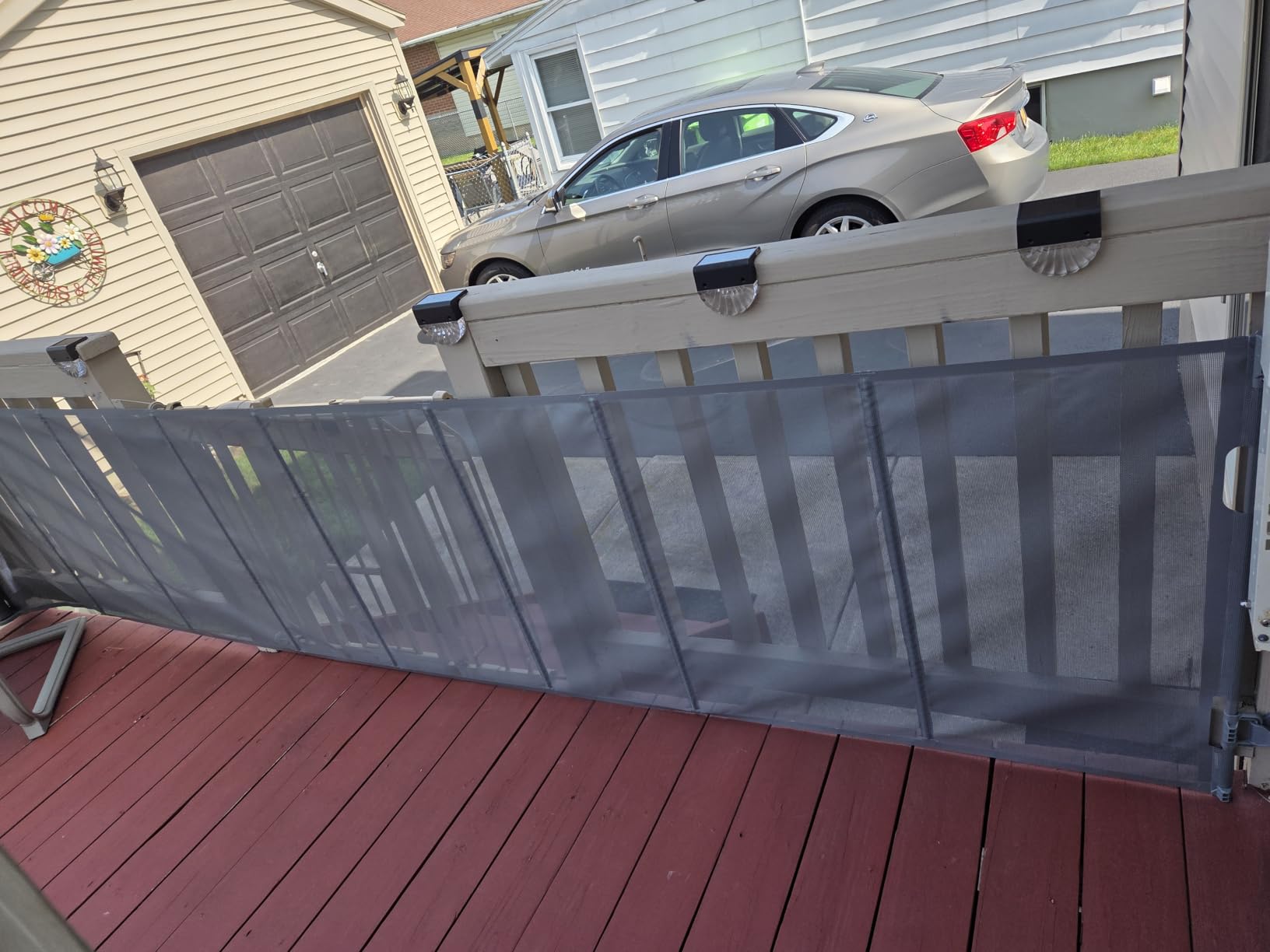 Miumoon 120 inch Reinforced Retractable Baby Gates 34 inch Tall customer photo 1