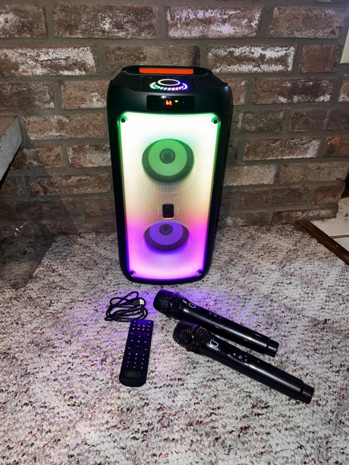 Karaoke Machine for Adults, 2 Mics, Dual 6.5