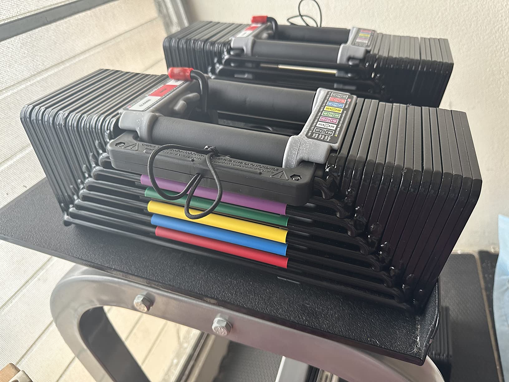 PowerBlock Elite USA 90 Pound Adjustable Dumbbells, Sold in Pairs, 5-90 lb. customer photo 1