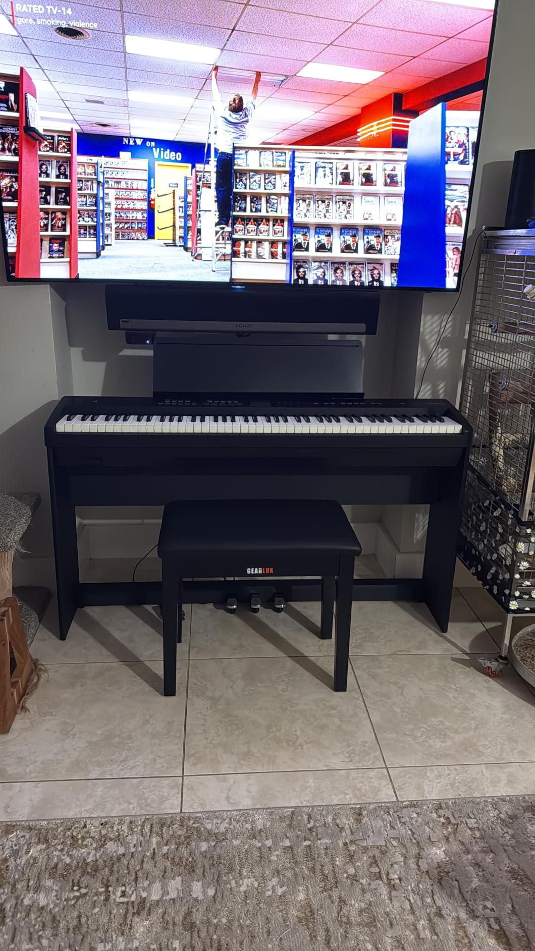 Roland FP-E50 88-Key Digital Piano - Black Bundle with KSFE-50 Stand, KPD-70 Three Pedal Unit, Bench, Piano Book, Online Lessons, Austin Bazaar Instructional DVD, and Polishing Cloth customer photo 2