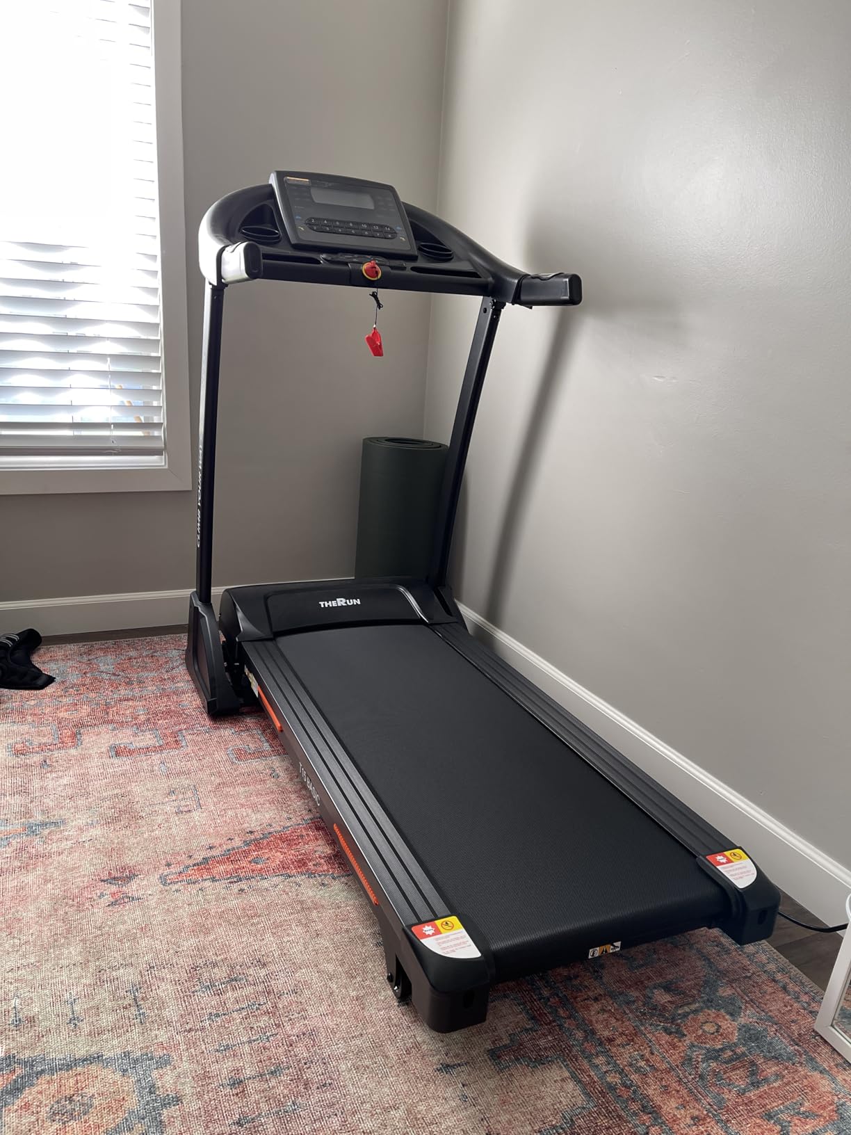 THERUN Incline Treadmill, Treadmills for Running and Walking, 400 lbs Weight Capacity Folding Treadmill with 0-16% Auto Incline, Wide Belt, 4.0 HP, App, Heart Rate customer photo 2