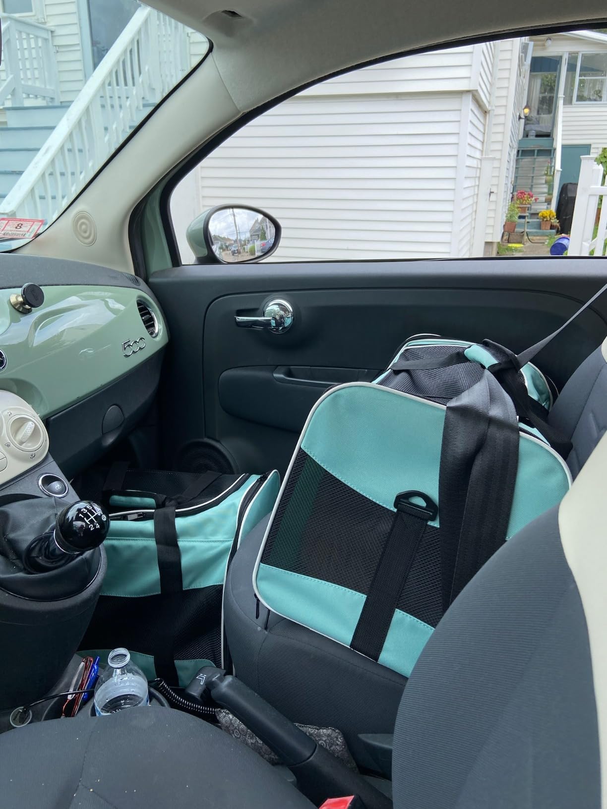 Cat Dog Carriers Soft-Sided Pet Carrier Large Cats for Medium Big Cat Small Dog Puppy up to 16lbs TSA Airline Approved Animal Collapsible Cat Carrier Carriers Travel Carrier Cat Bag (17x11x11) customer photo 1