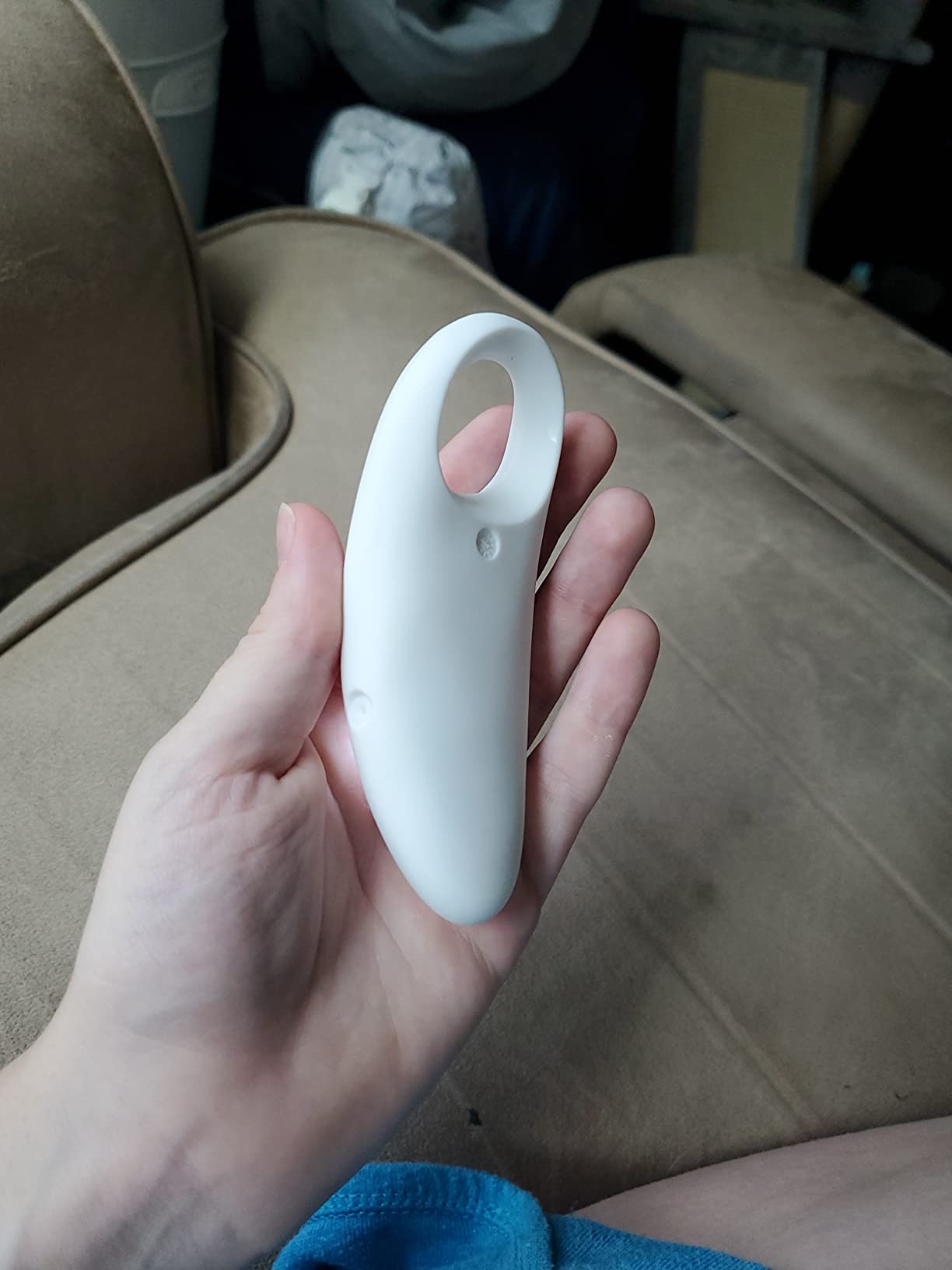 Frida Mom 2-in-1 Lactation Massager, Multiple Modes of Heat + Vibration for Clogged Milk Ducts, Increase Milk Flow, Breast Engorgement - USB Cord Included, White (Pack of 2) customer photo 1