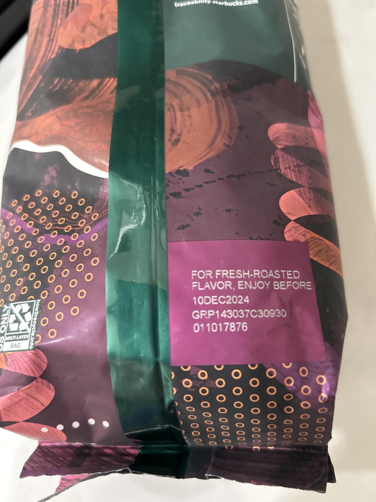 Starbucks Decaf Espresso Whole Bean Coffee, 16 oz customer photo 1