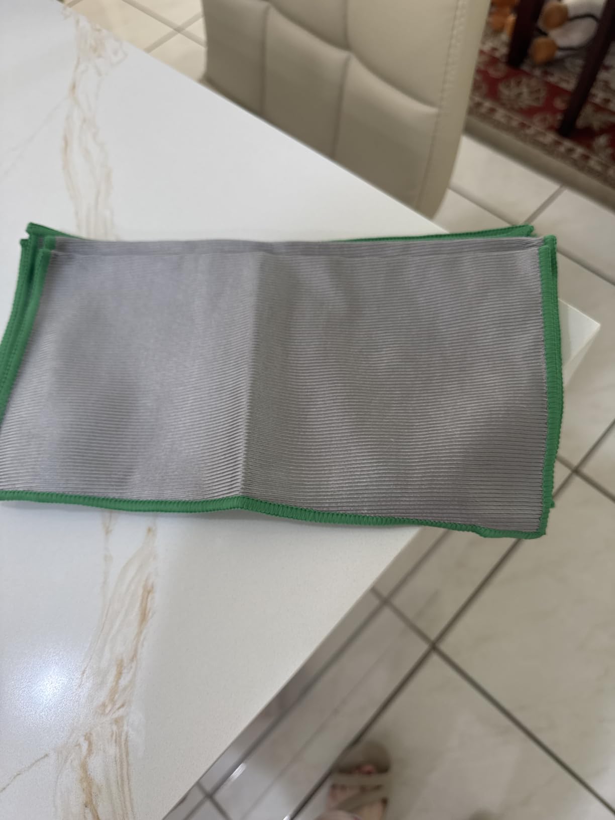 Airlab Glass Polishing Streak Free Miracle Cleaning Cloth, Silver-Green customer photo 2