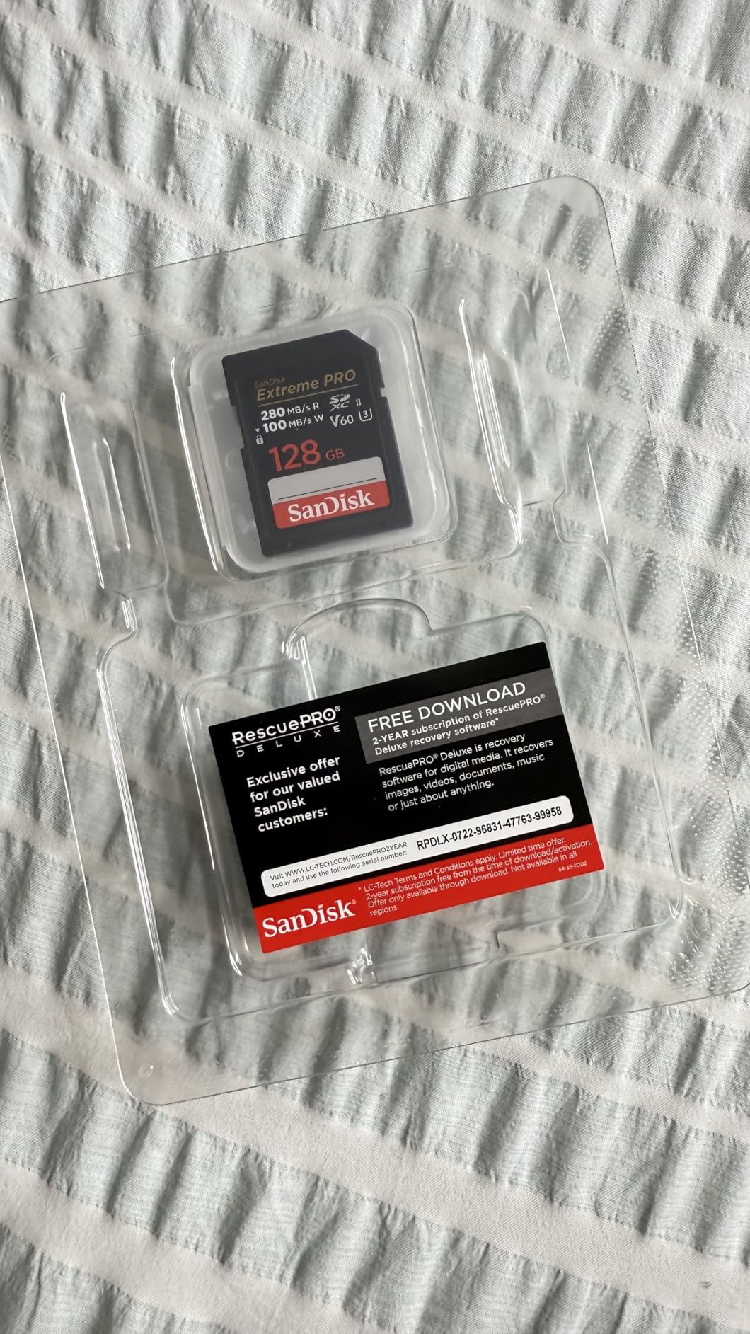 SANDISK 256GB Extreme PRO SDXC UHS-II Memory Card - C10, U3, V60, 6K, 4K UHD, SD Card - SDSDXEP-256G-GN4IN customer photo 1