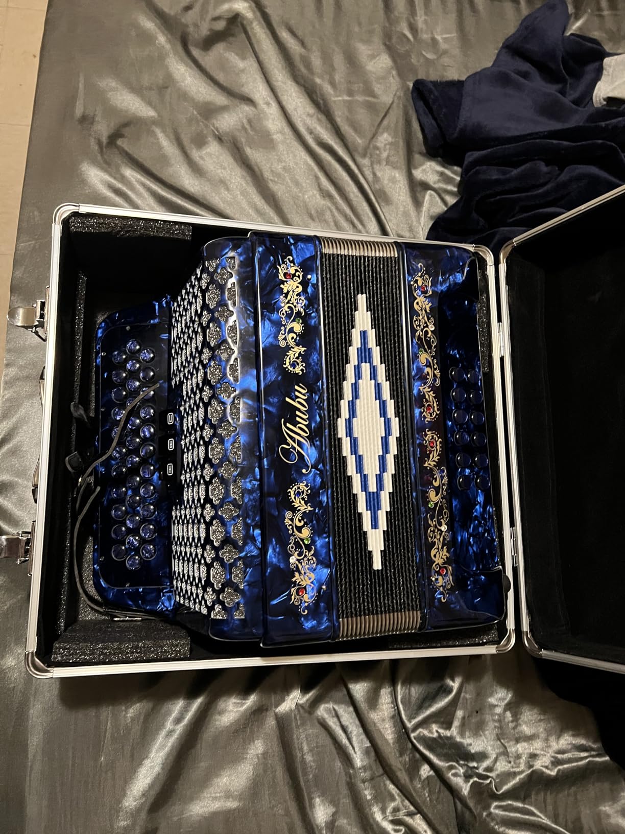 34-Key Accordion 3412 FBE (Blue) customer photo 1