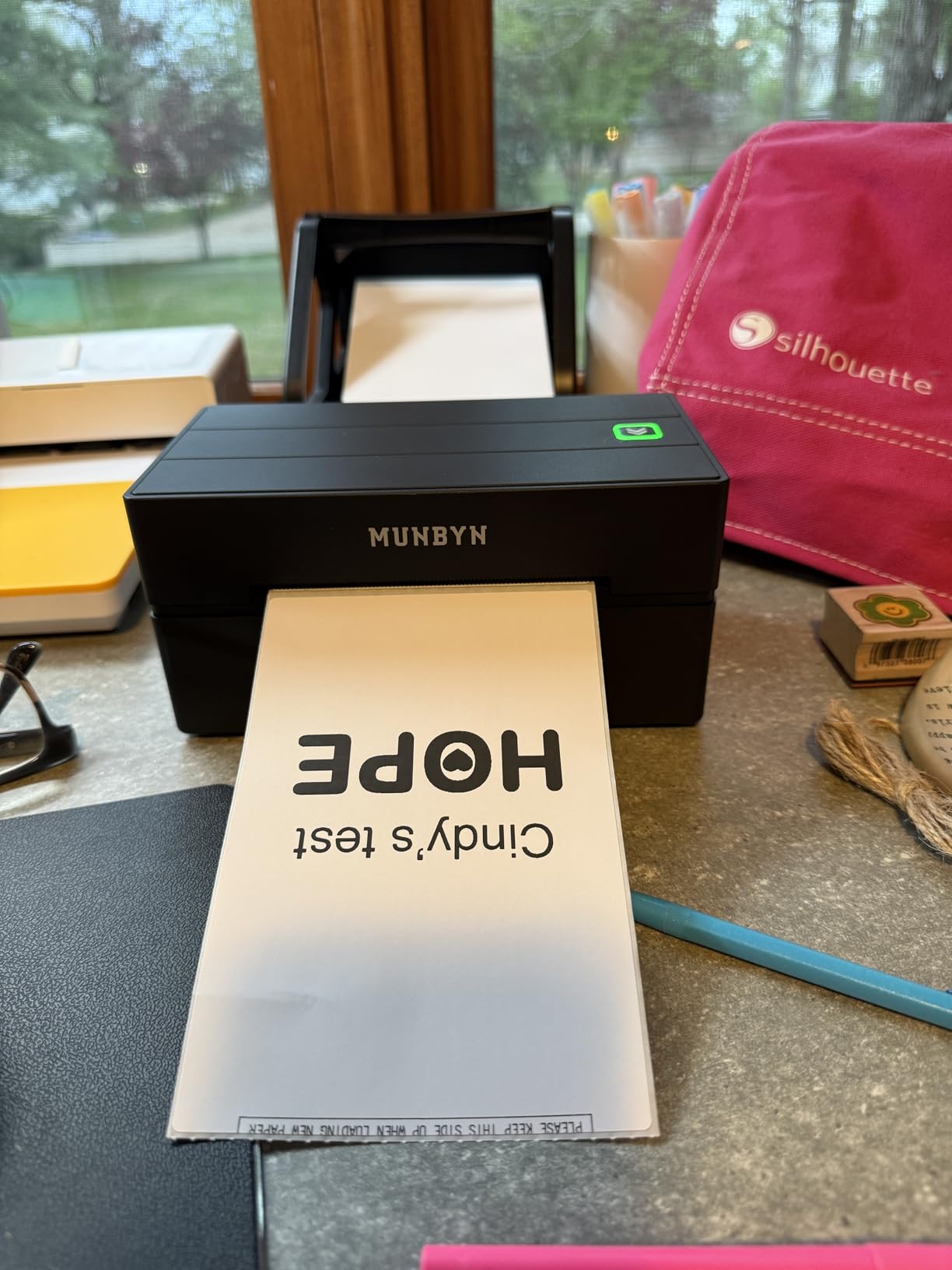 MUNBYN Bluetooth Thermal Label Printer, Wireless 4x6 Shipping Label Printer customer photo 2