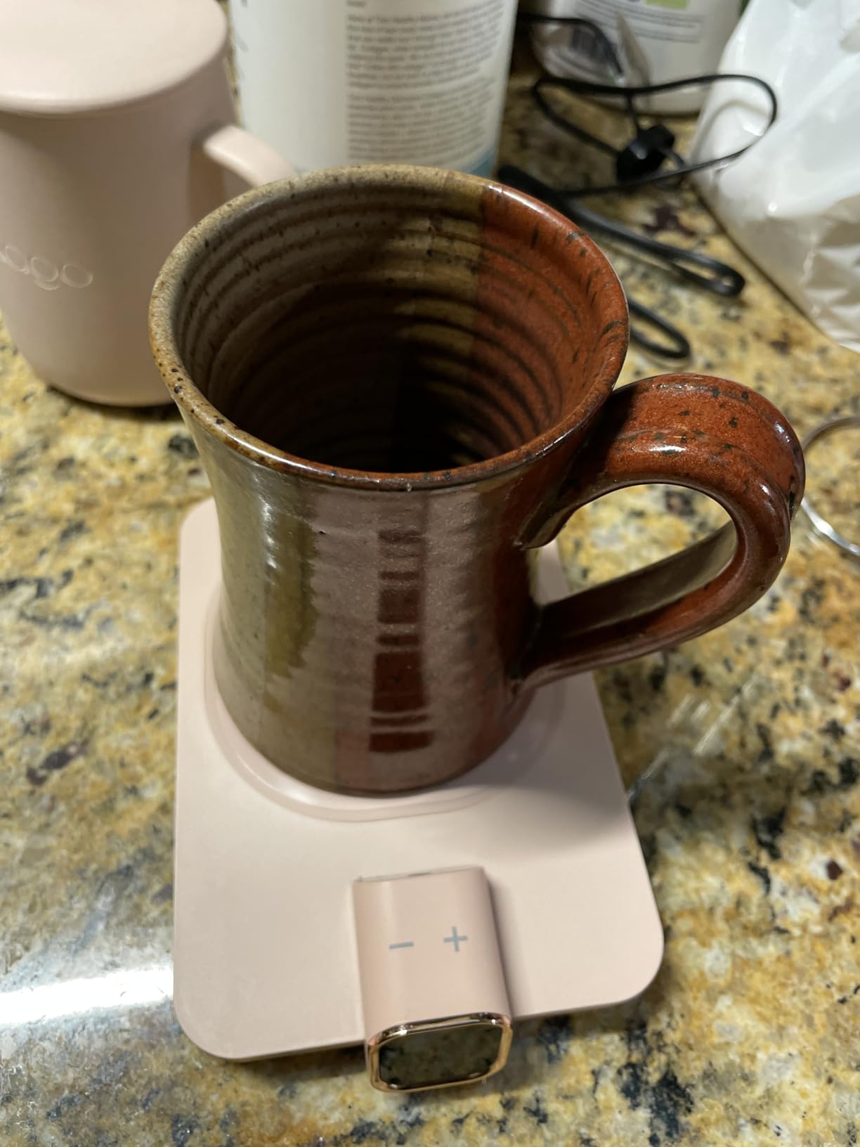 Coffee Cup Warmer & iKago Mug Set, 1℉ Precise Temp Control Mug Warmer customer photo 1