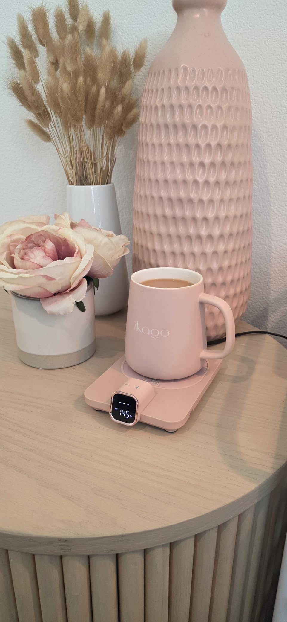 Coffee Cup Warmer & iKago Mug Set, 1℉ Precise Temp Control Mug Warmer customer photo 2