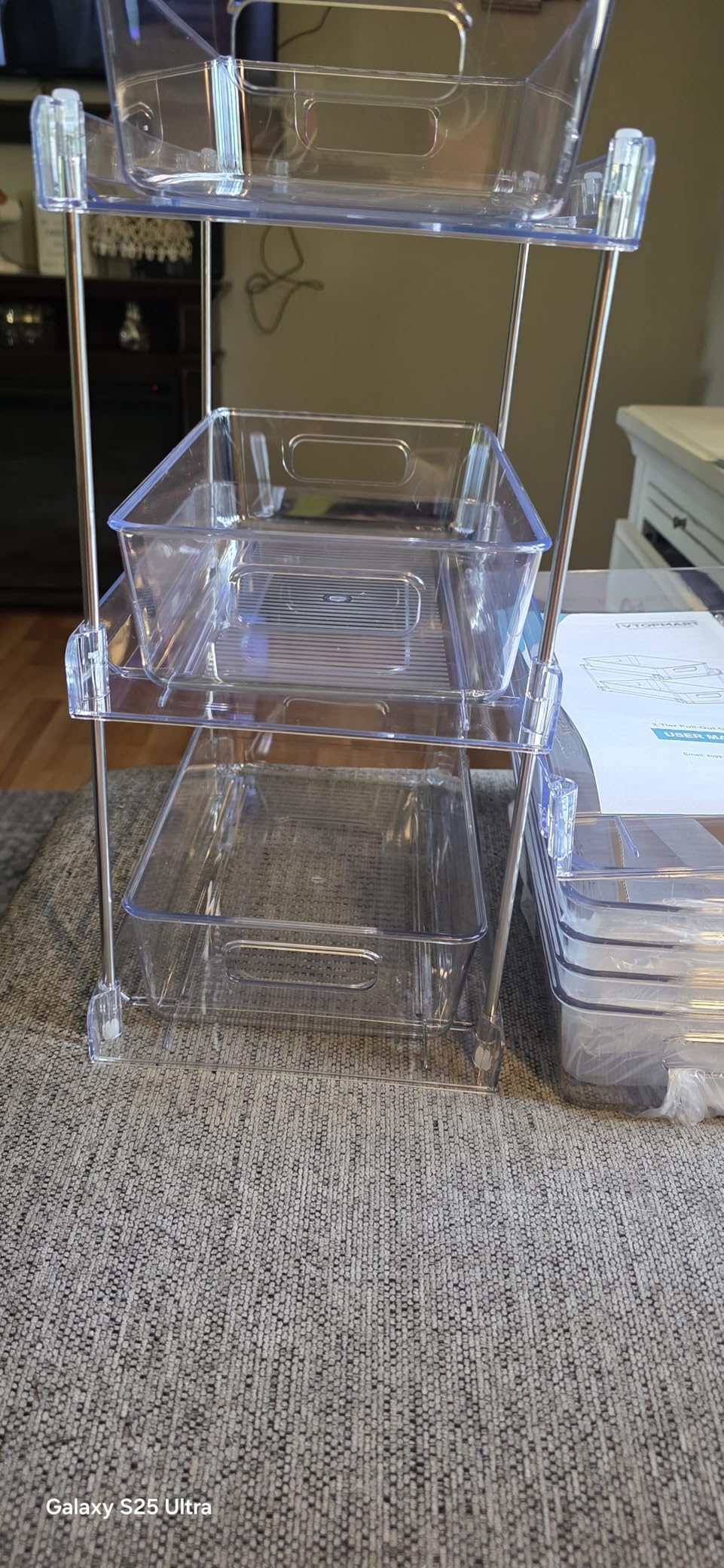 Vtopmart 4 Pack Pull Out Bathroom Under Sink Organizer (S-Standard) customer photo 1