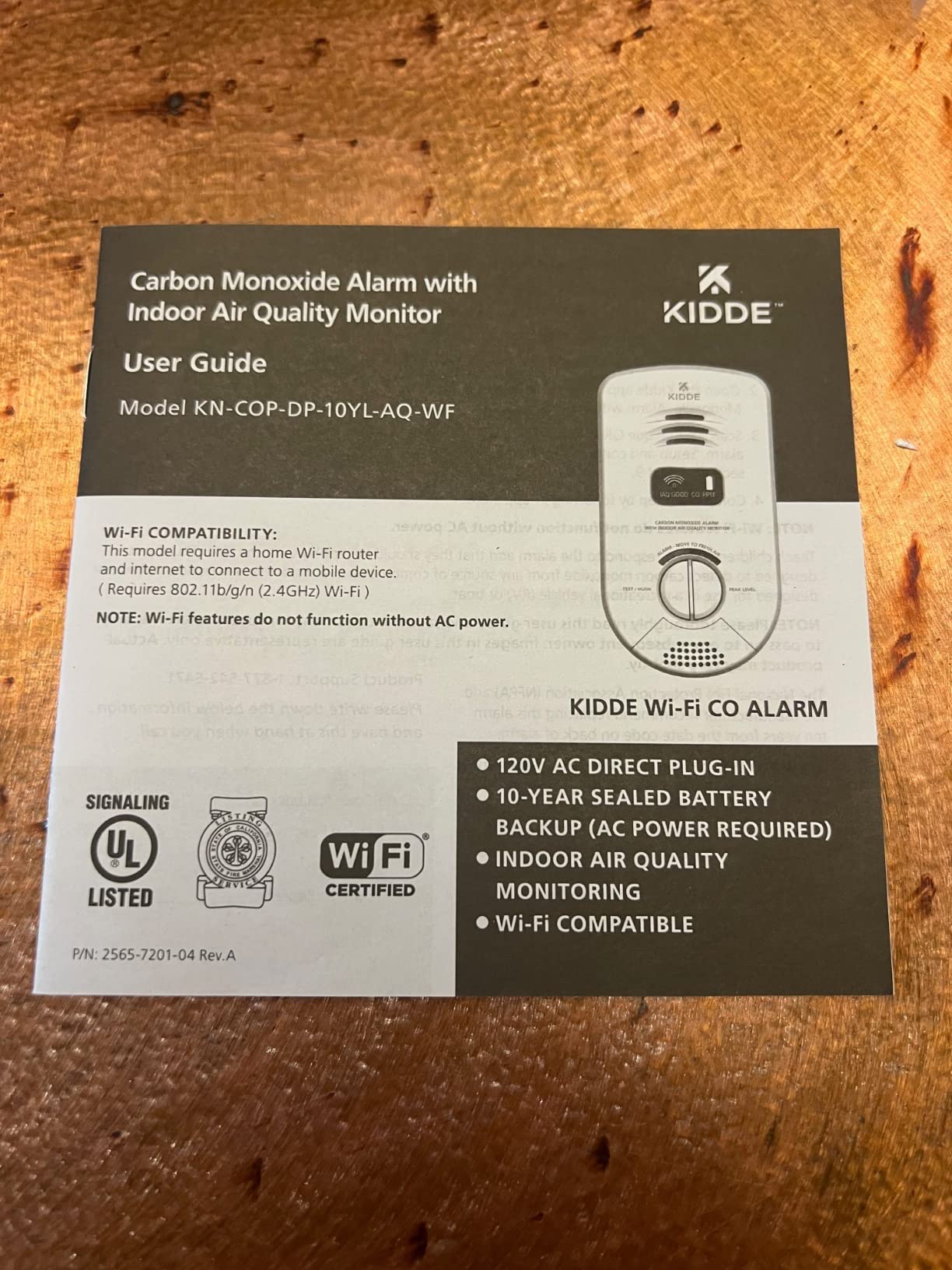 Kidde Smart Carbon Monoxide Detector & Indoor Air Quality Monitor, Plug-in, WiFi, Alexa Compatible Device, Voice & App Alerts customer photo 1