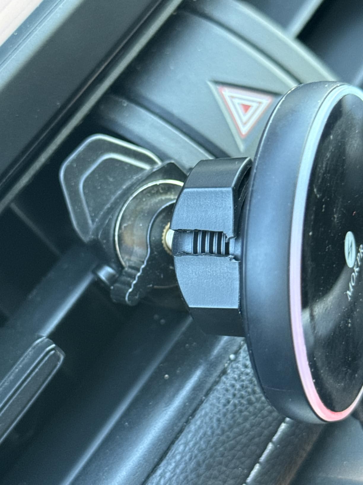 for Magsafe Car Mount Charger 15W LED RGB Car Phone Holder for Dash Vent customer photo 1