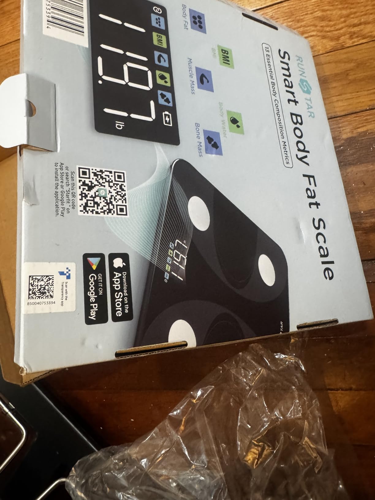 Scale for Body Weight and Fat Percentage, RunSTAR Digital Accurate Bathroom Smart Scale with Large Display, FSA&HSA Eligible 13 Body Composition Analyzer Sync App customer photo 2
