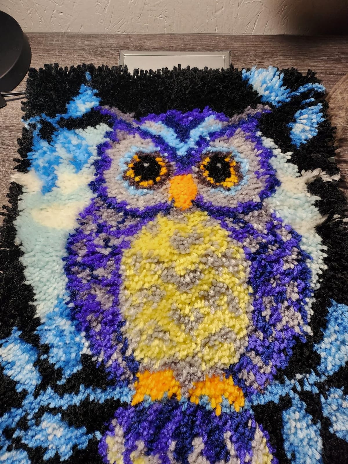 YOOTOM Owl Latch Hook Rug Kits for Adult,Needlework Wall Hanging Tapestry customer photo 1