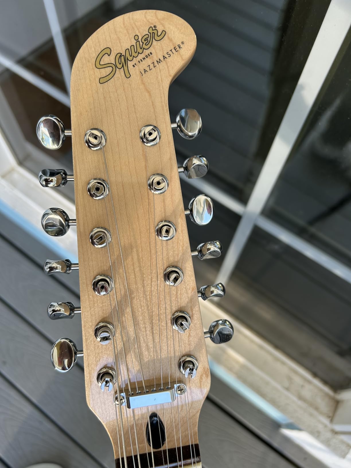 Paranormal Jazzmaster XII, Laurel Fingerboard, Tortoiseshell Pickguard, Olympic White customer photo 2