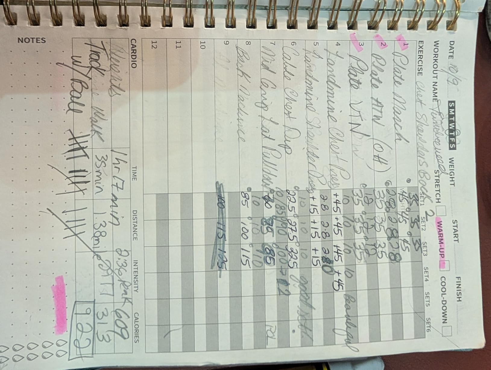 Taja Fitness Workout Journal & Log Book for Women & Men, Fitness Planner customer photo 1
