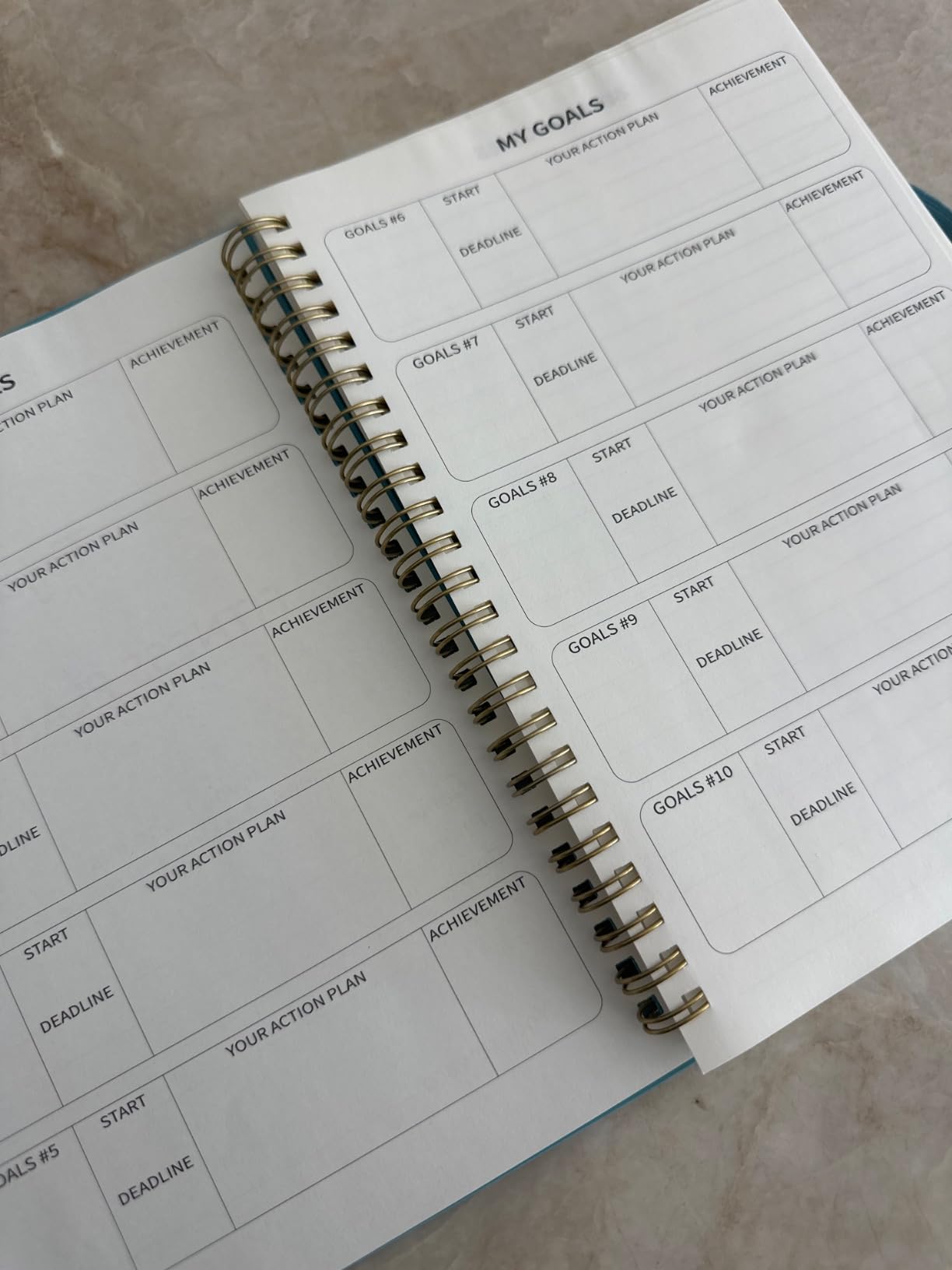 Taja Fitness Workout Journal & Log Book for Women & Men, Fitness Planner customer photo 2