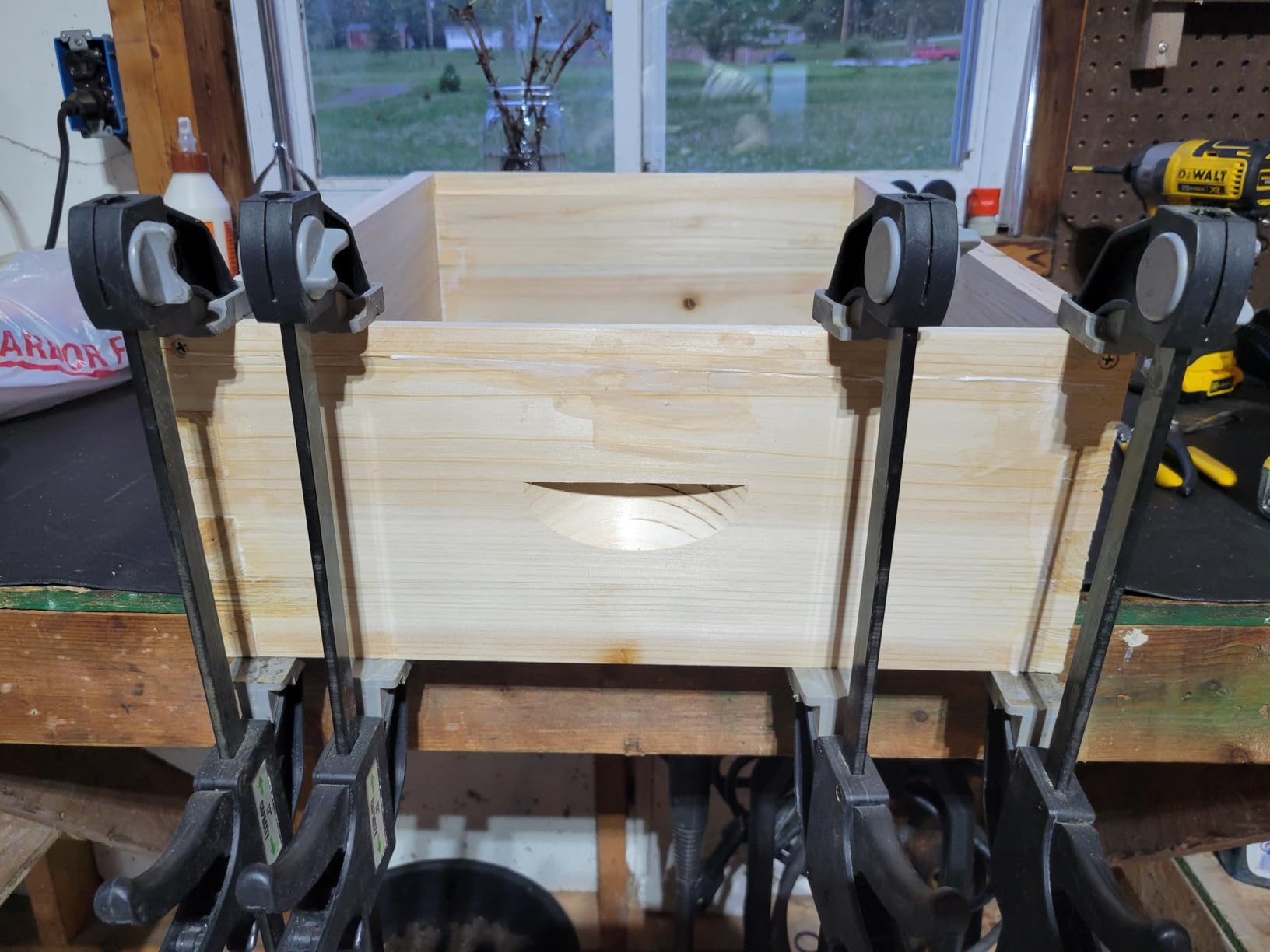 POLLIBEE Bee Hive,10 Frame Beehive Boxes Starter Kit, Langstroth Beehives Include 2 Deep Hive Boxes and 1 Medium Super Bee Box, Include Bee Hive Frames and Wax Foundation Sheets customer photo 2