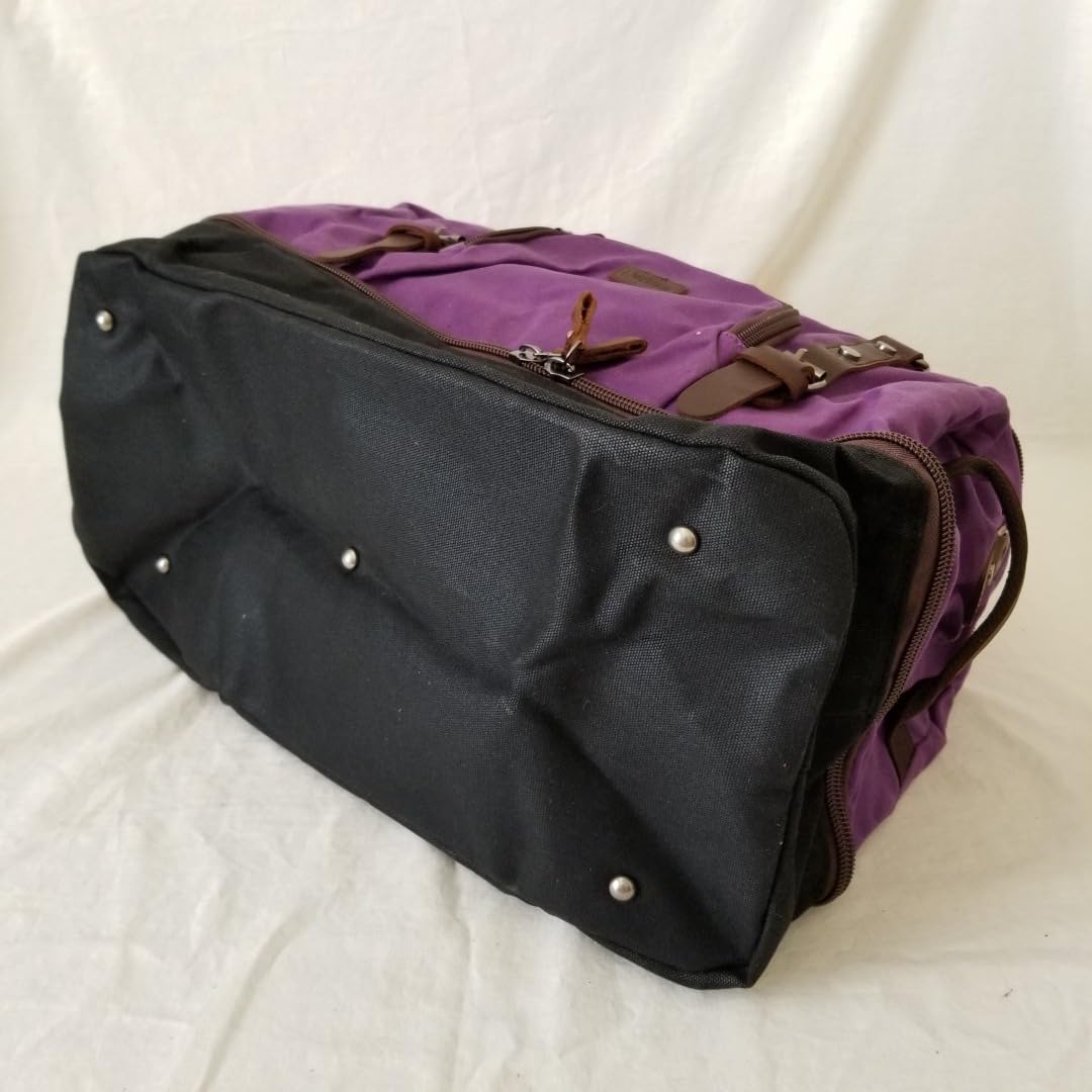 Nerlion Weekender Bag with Shoe Compartment Large Overnight Bag for Men Canvas Genuine Leather Carry on Luggage customer photo 1