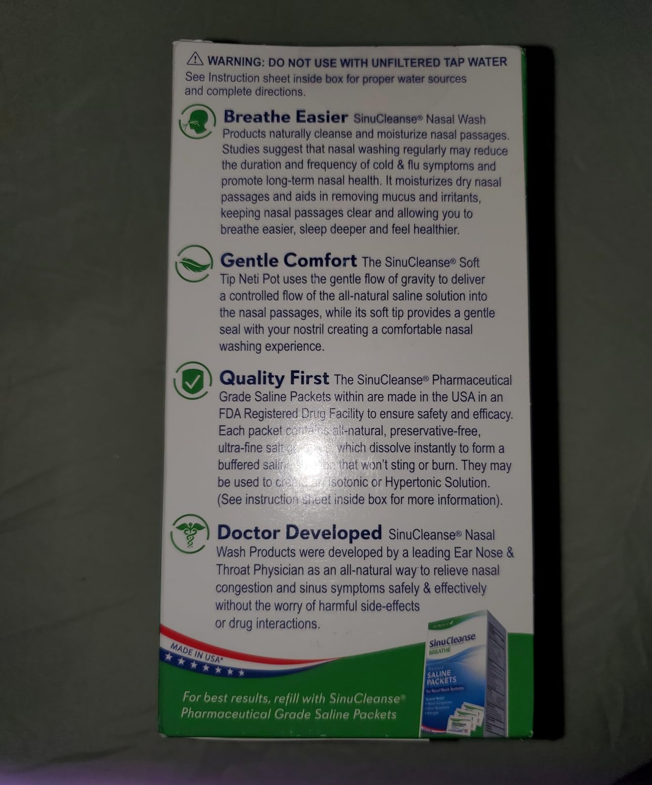 SinuCleanse Inhalo Bronchial Dry Salt Portable Respiratory Inhaler customer photo 2